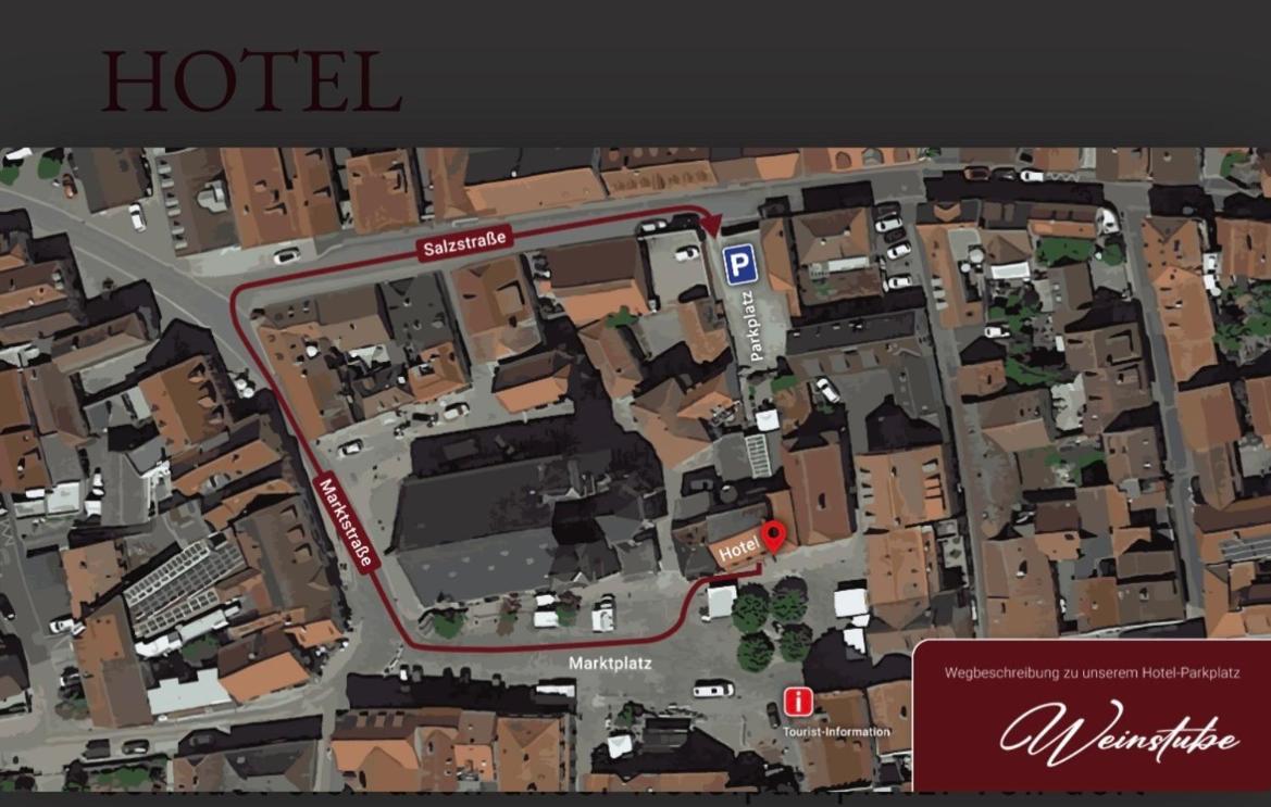 Hotel Weinstube Am Markt Gerolzhofen Esterno foto