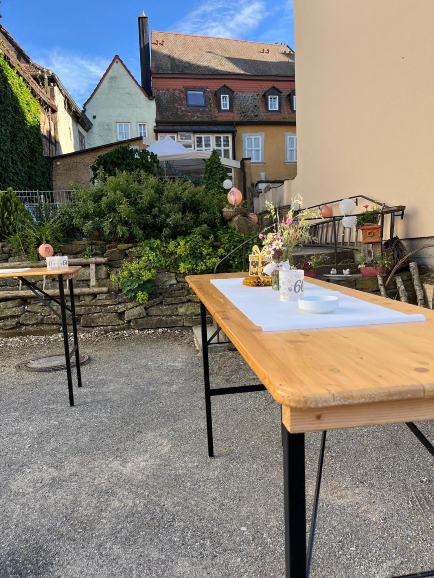 Hotel Weinstube Am Markt Gerolzhofen Esterno foto